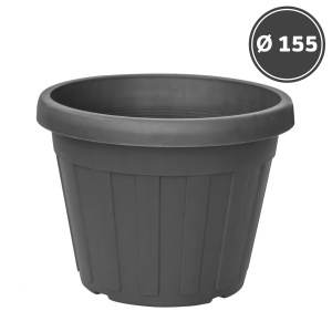 For garden Flower pot black (d155)