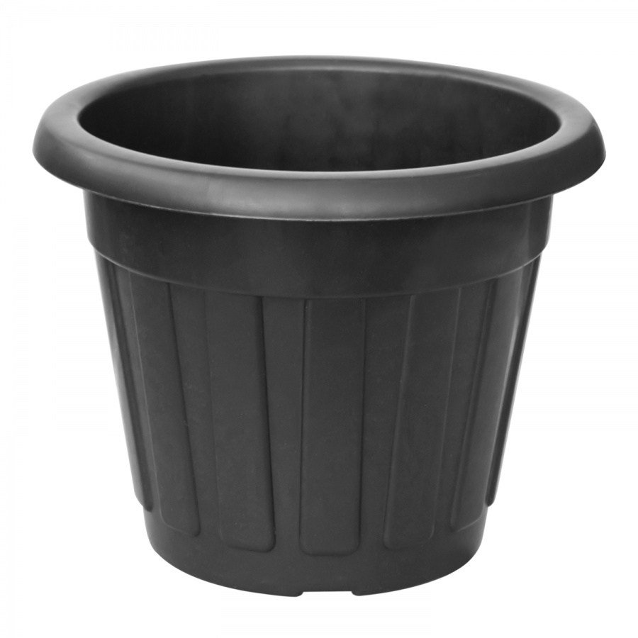 Flower pot black (d245)