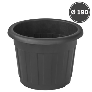 Flower pots Flower pot black (d190)