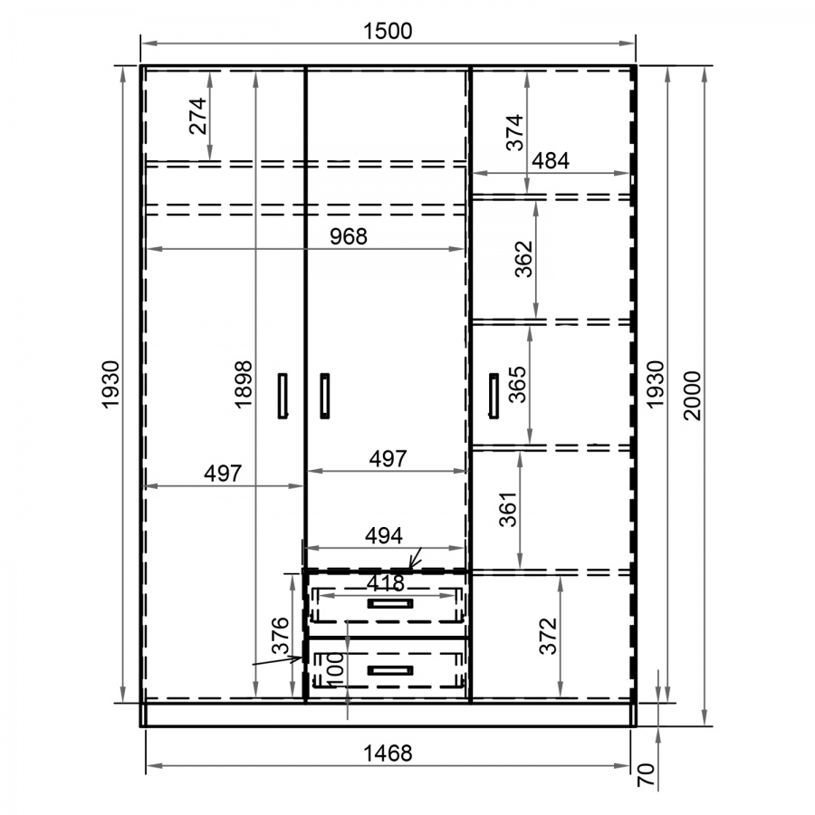 Cabinet KUL SHOK-3