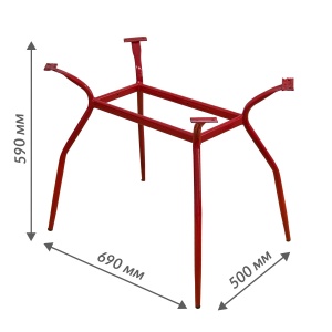 Grounds and countertops The frame of the table 