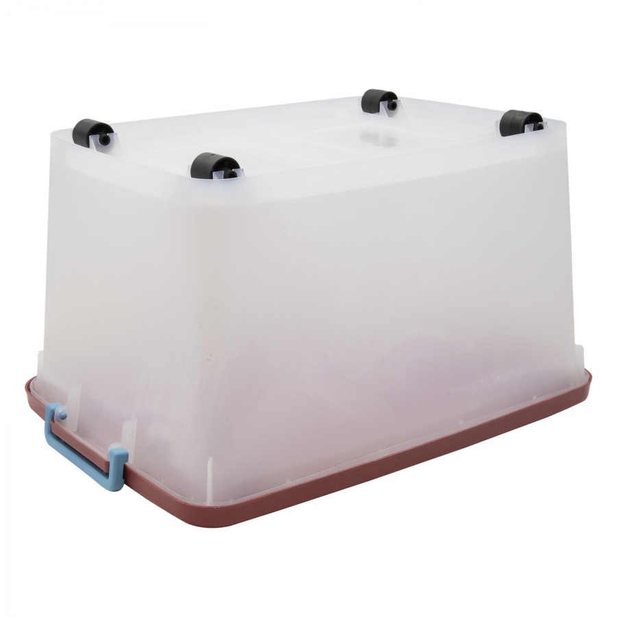 Container with a lid on wheels (53 l.)