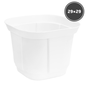 Flower pots Quadratic flower pot (29 sm)