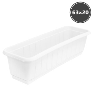 Flower pots Rectangular pot with stand (63 sm)