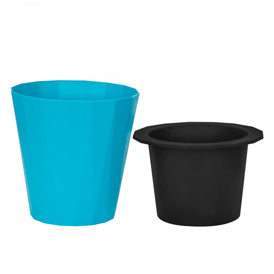 Кашпо для цветов Блум цветное (круглое)