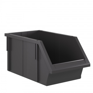 Baskets,commodes boxes, containers Container for tools black (middle)